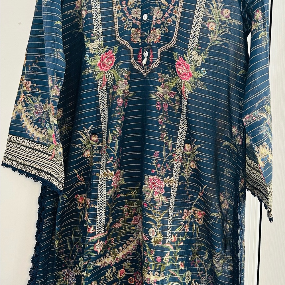 Floral Embroidered Women's Top